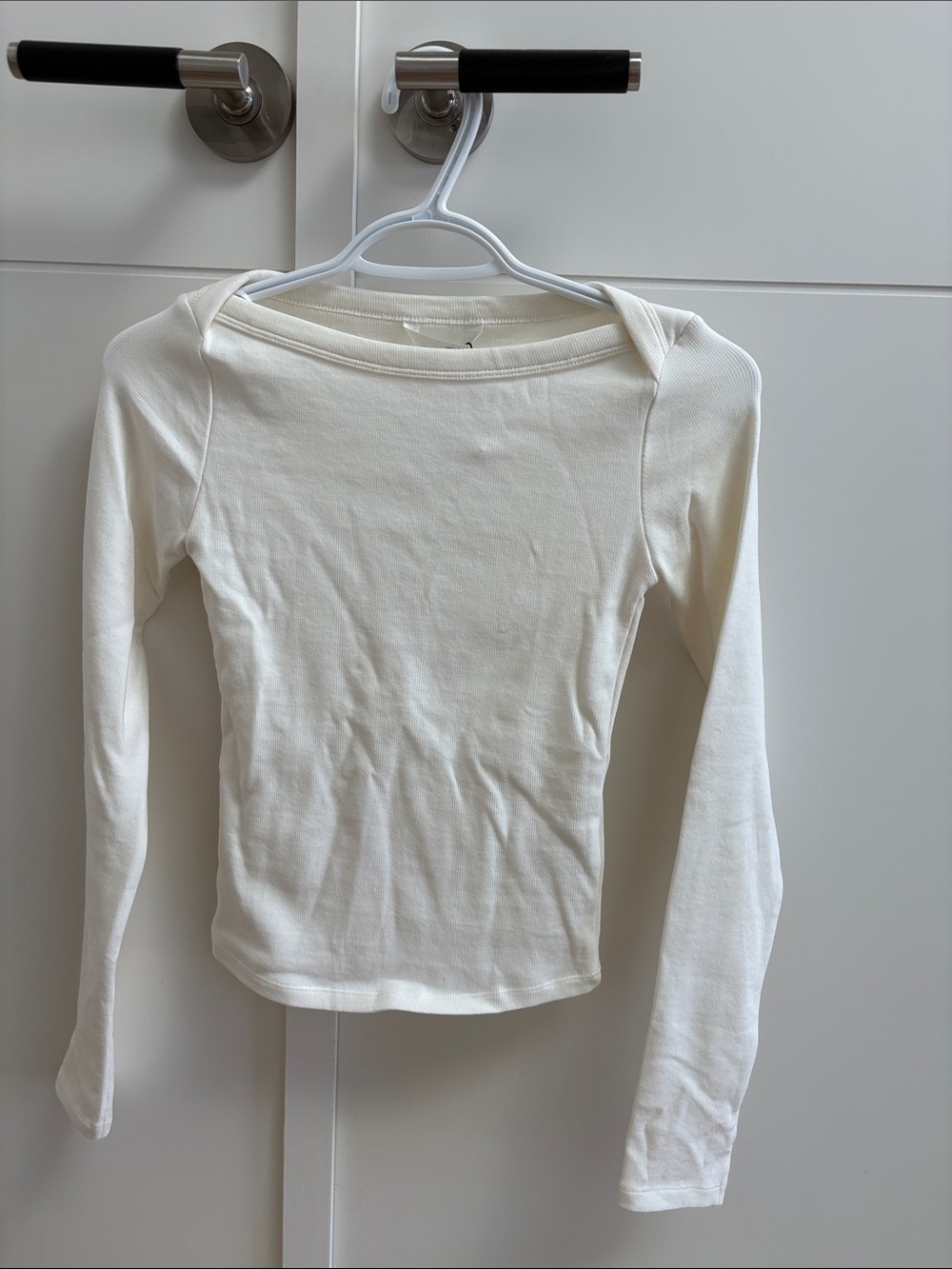 Women’s Zara Cream Ribbed Top